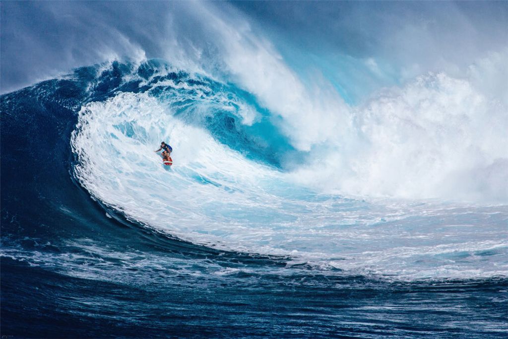 Empireposter 747082, 1 Stück(e), Sport, Big Wave Surfing, The perfect wave, Rechteck, Junge/Mädchen