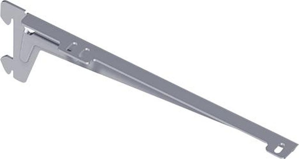 Winkelträger 10300 L.180mm p.Träger 55kg STA weißalu.