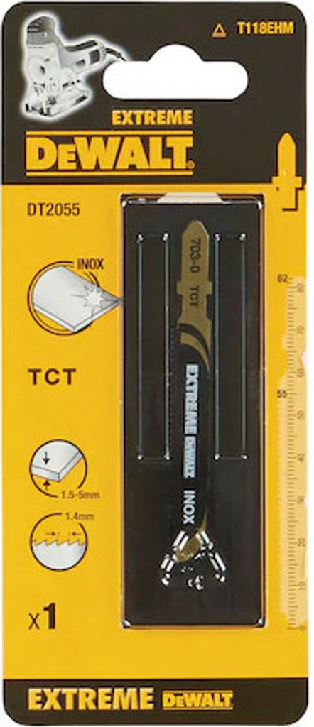 Dewalt DT2055-QZ Stichsägeblatt TCT 82 x 1,4 mm Metall