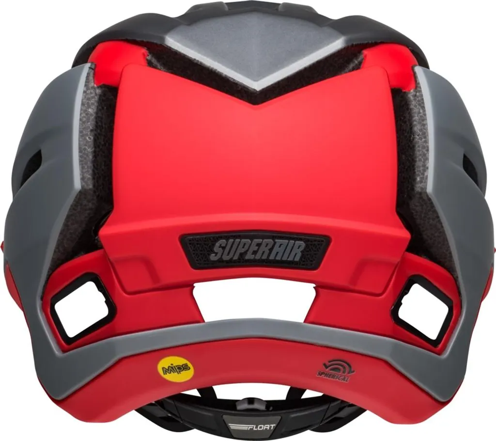 Casque VTT Bell Super Air R Spherical Matte Grey Red Taille S Performance - 7