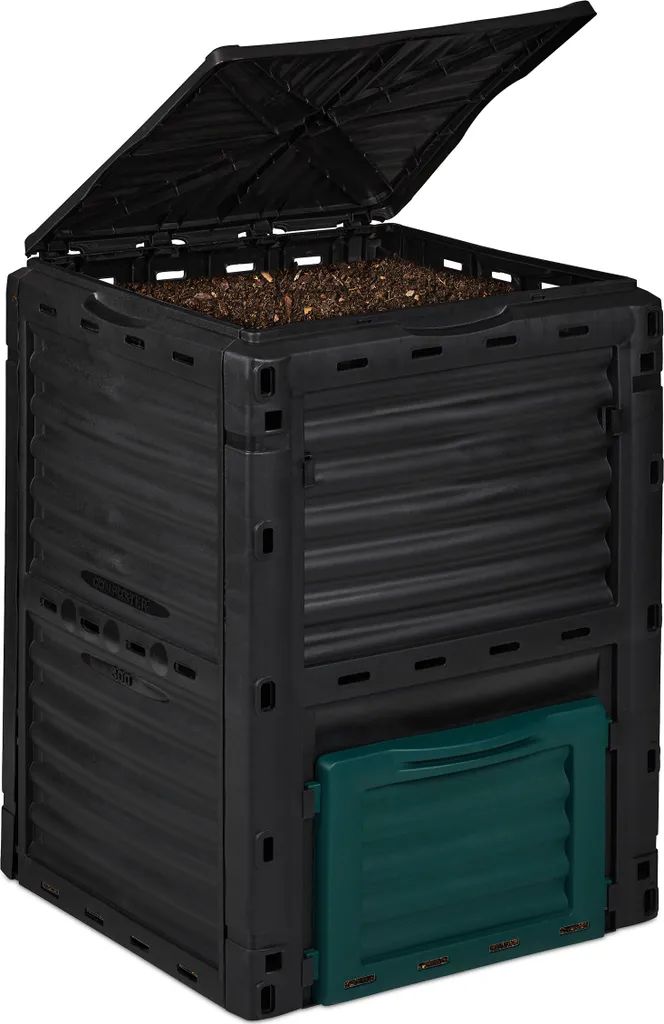 Composteur individuel 230l Relaxdays pour déchets de cuisine