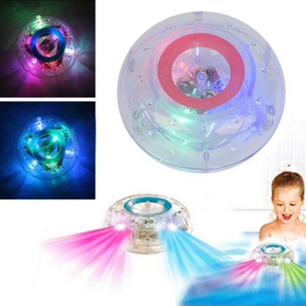 Kinder Badewanne Spielzeug LED Licht Ball Baby Lampe Badespielzeug Badespaß 