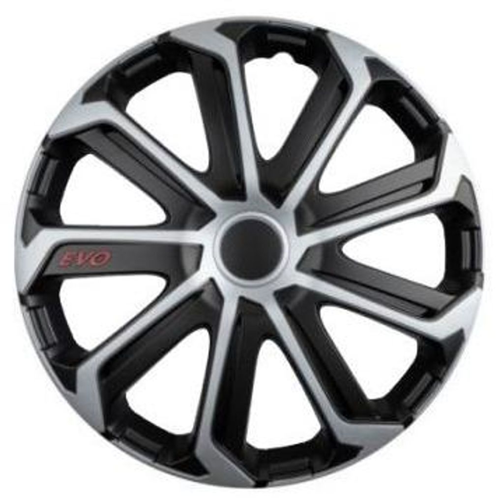 Radkappen Versaco Evo Schwarz/Silber - 16''