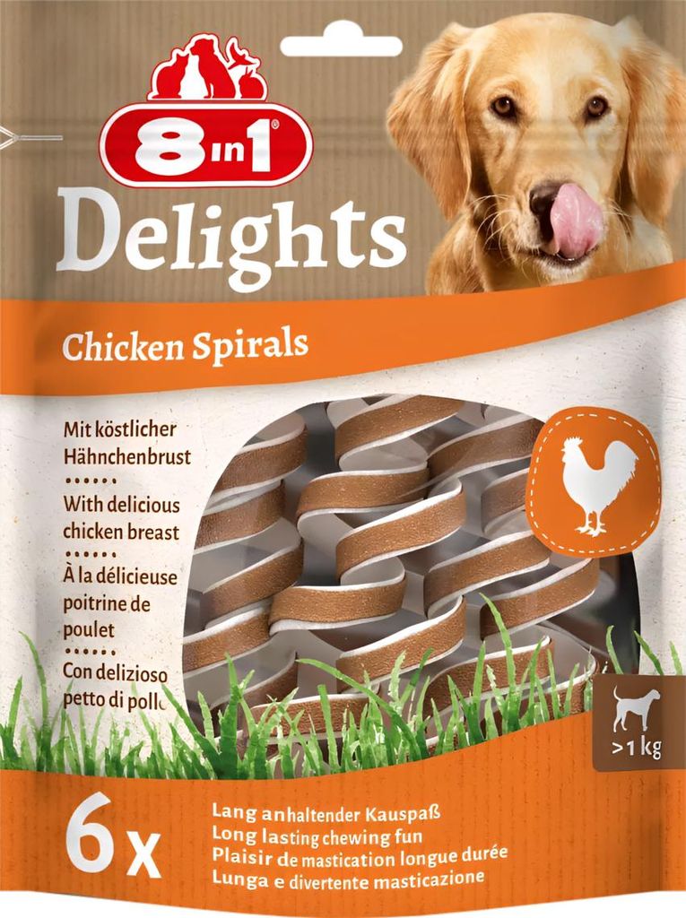 8in1 Delights Chicken Spirali Immagine del prodotto 