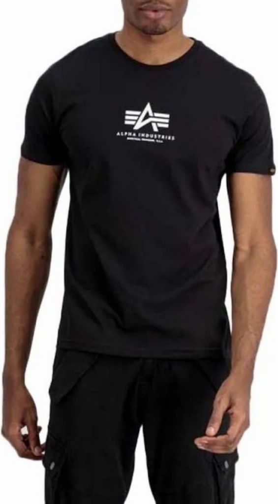 ALPHA INDUSTRIES BASIC T-SHIRT Schwarz