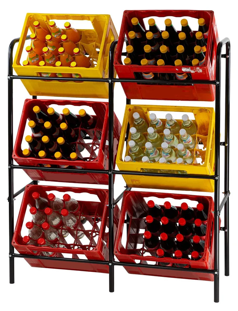 Support de casiers à bouteilles pour optimiser le rangement du garage - 6