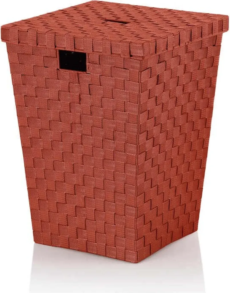 Cesto Biancheria Kela Alvaro 52x40 cm Marrone Terra | Portabiancheria Intrecciato