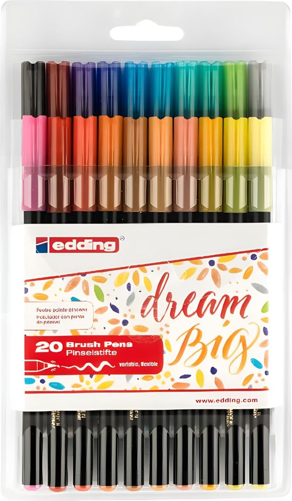 Edding Pinselstift 1340 1-3 mm 20er-Set