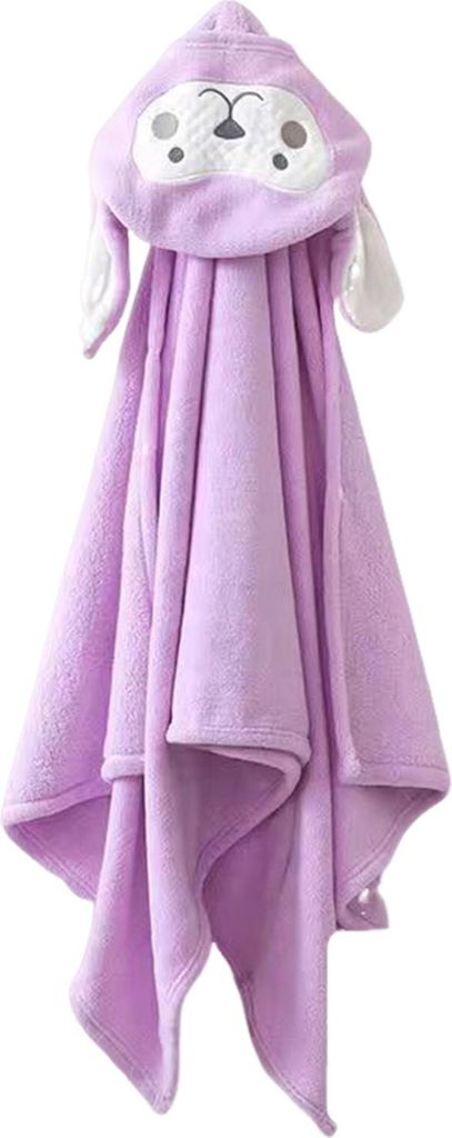 Babyhandtuch mit Kapuze, saugfähiger Bademantel mit Cartoon-Tiermotiv, Korallensamt, Umhang-Handtuch für Mädchen, Jungen, Kleinkinder, für den ...