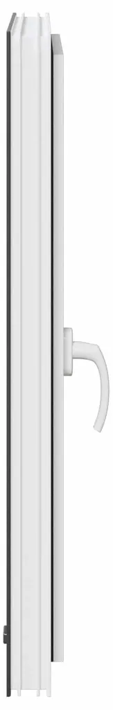 Fenêtre de cave RISOR 60 x 80 cm en PVC gris anthracite double vitrage