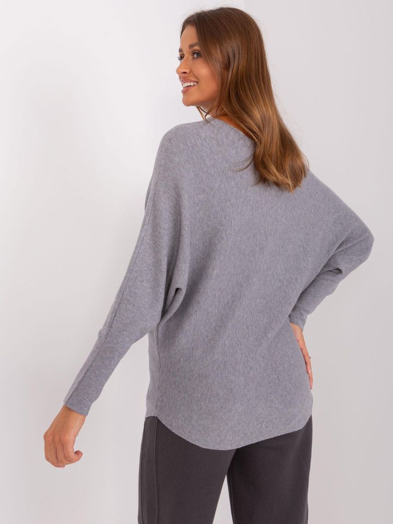 P-M Lange Pullover Fenirre grau M/L