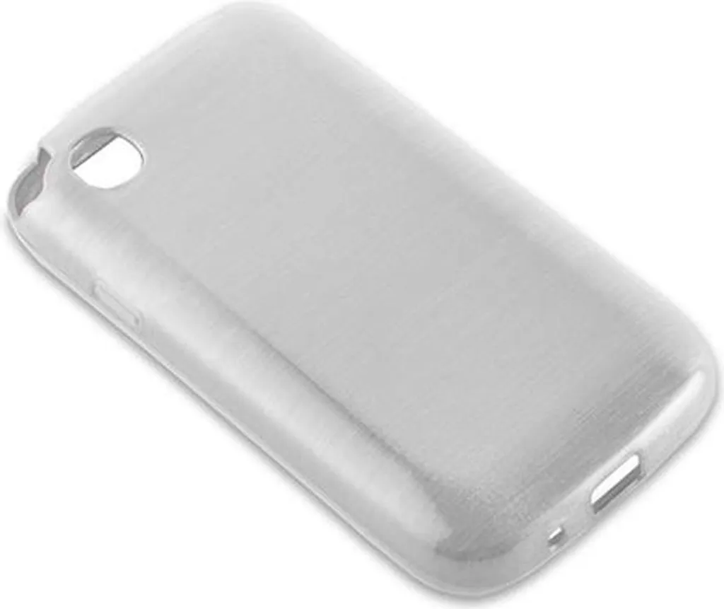 Cadorabo Cover Sottile Per LG X Power 2, Custodia In Silicone TPU Morbido, Effetto Metallizzato Argento, Antiurto E Ultraslim - 4