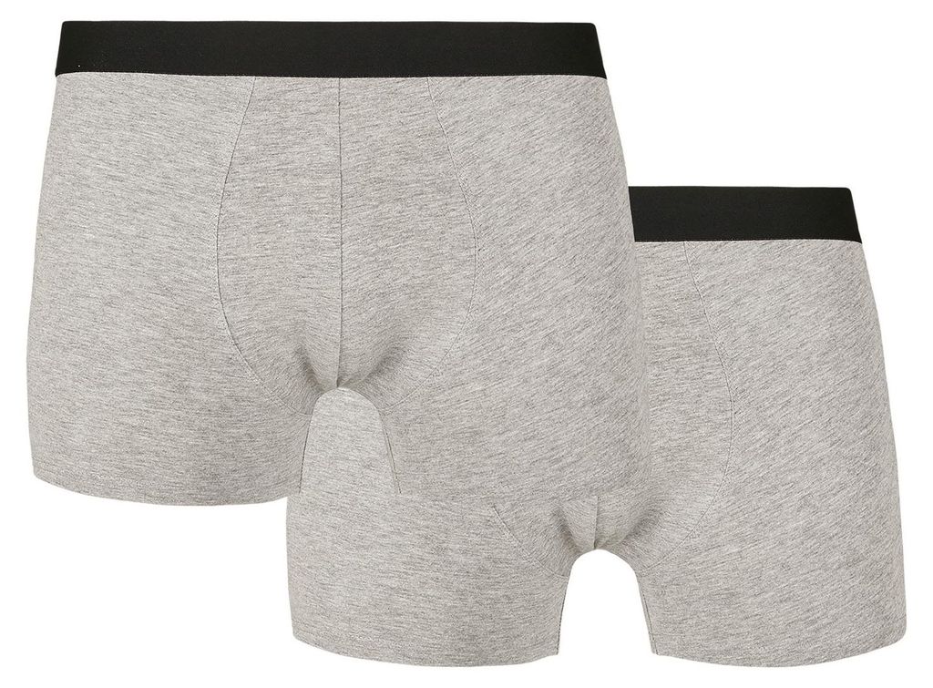 Build Your Brand - Boxershorts für Herren (2er-Pack) LT2617 (5XL) (Grau meliert)