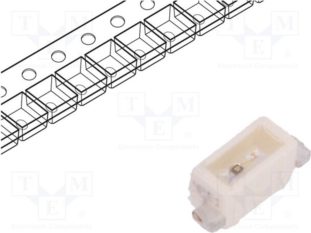 2x LED SMD gelb 300÷950mlm 1204 3,1x1,3x1,2mm 90÷355mcd 120° LY Y876-Q2T1-26 LED-