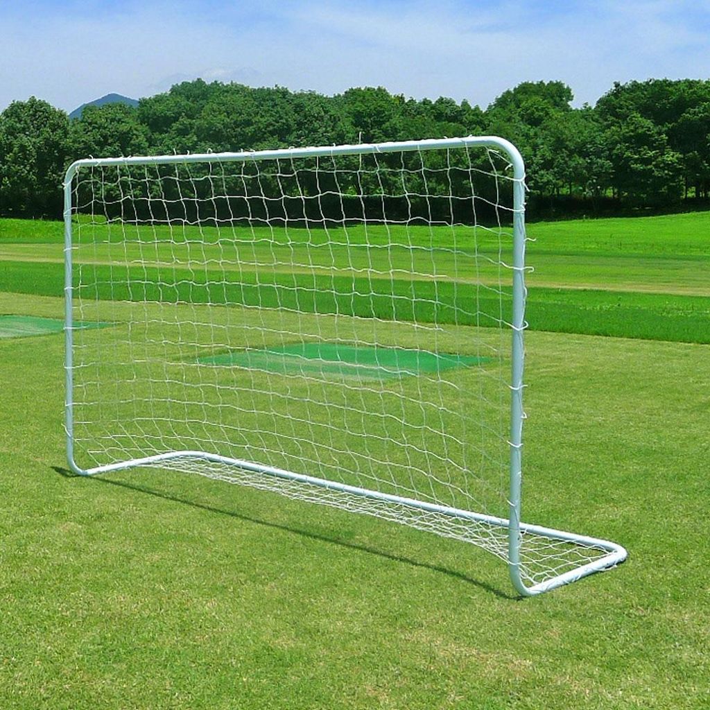 Fußballtor mit Netz, Stahlrahmen, 182 cm