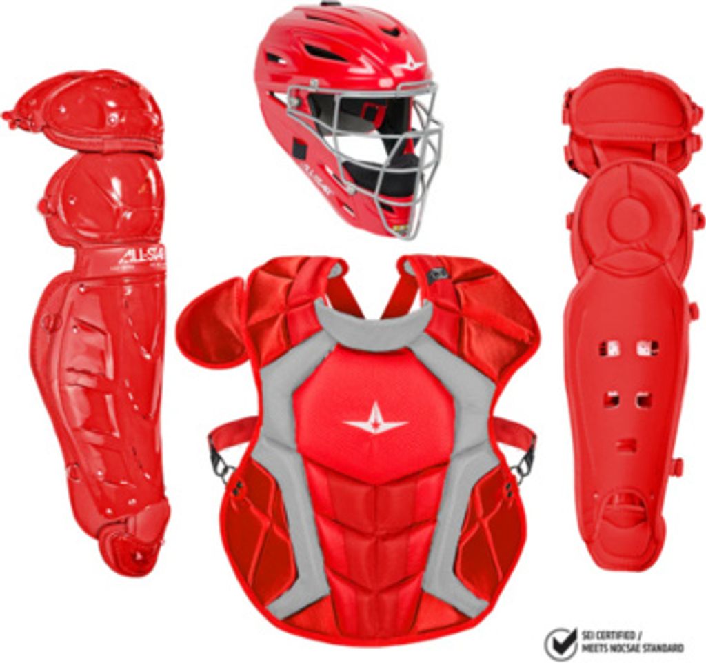 All Star CKCCPRO4 Classic Professional Catcher Color Scarlet Baseball/Softball Artikel