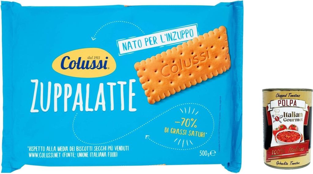 6x Colussi Zuppalatte Italienische Kekse ohne Palmöl Produktbild 