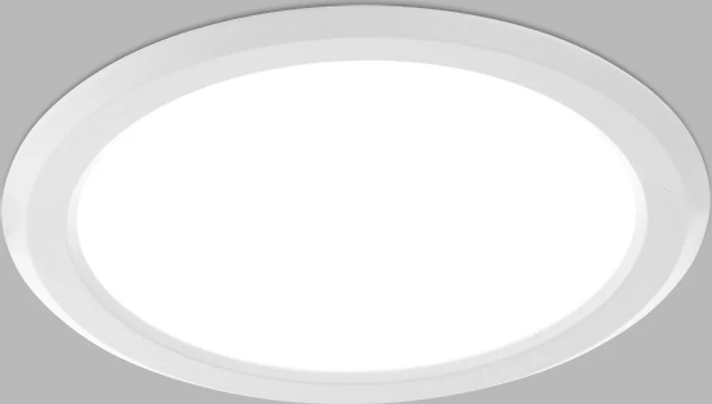 Apparecchio LED da incasso EASY-R, variante: EASY-R M, Ø 166 mm, 12 W, 1080 lm, 3000 K, bianco - 5