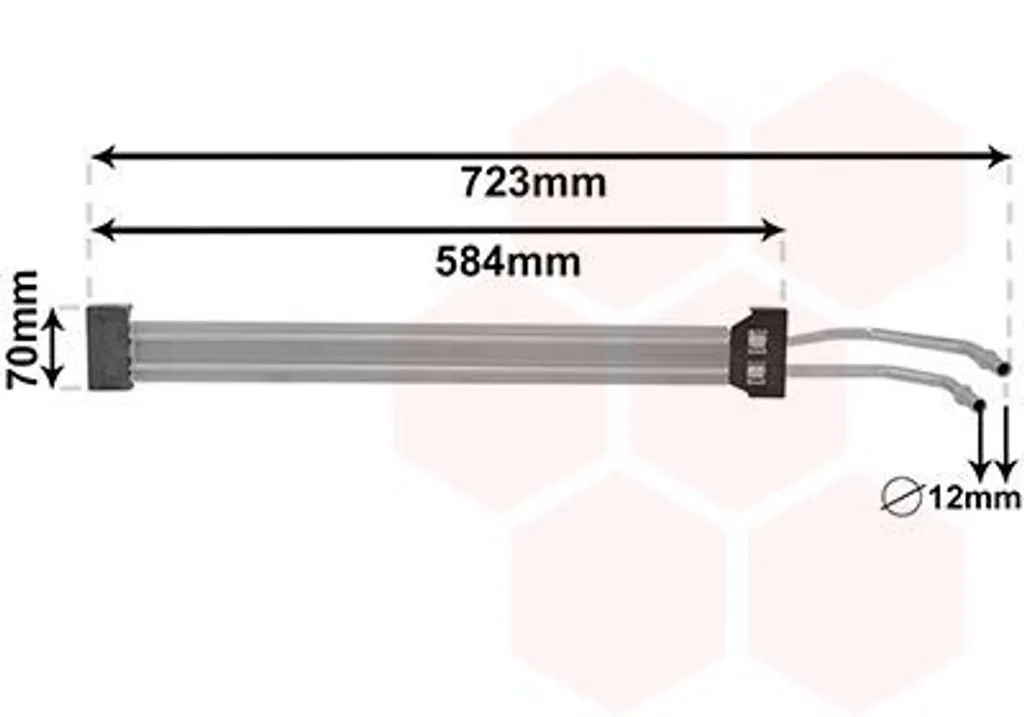Radiateur de direction assistée VW Touran 1T3 Van Wezel 58013713 Fiable