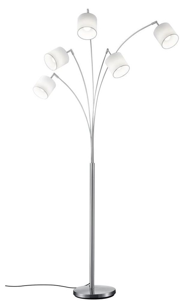 Design schemerlamp Tommy 5-lichts grijs Productafbeelding 