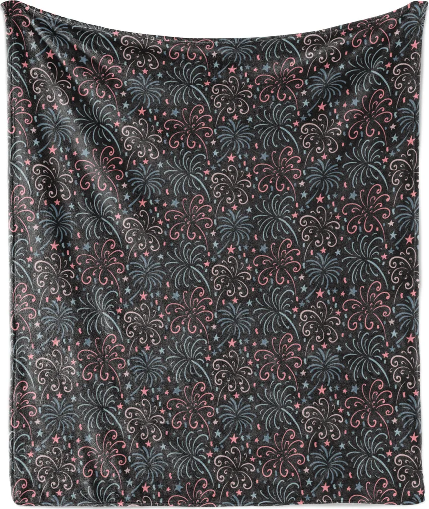 Coperta Esterni/Interni ABAKUHAUS Fest - Pile 125x175 cm Multicolore