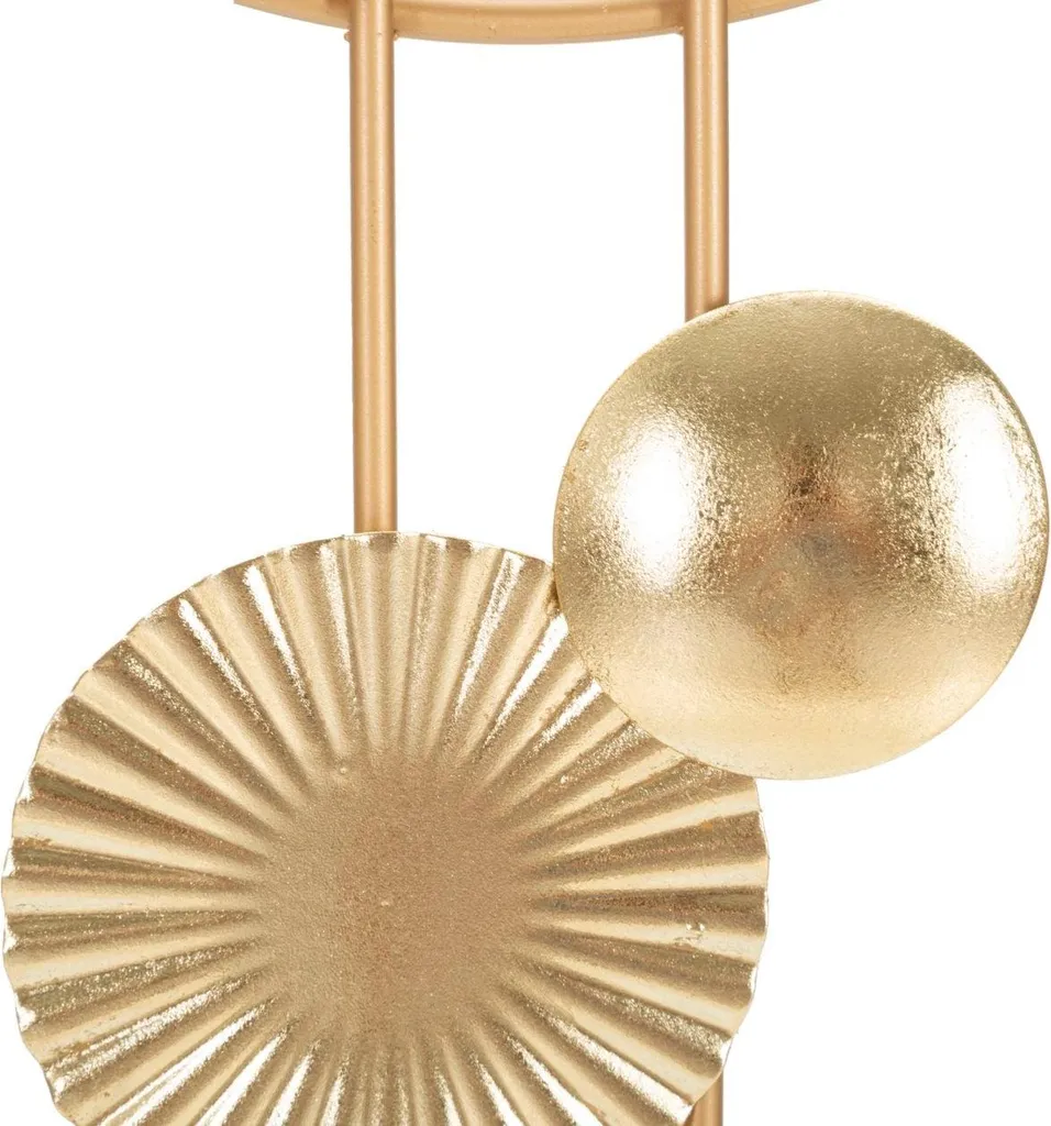 Panneau Décoratif Métal Or Pannello 80cm : Relief et Finition Luxe - 4