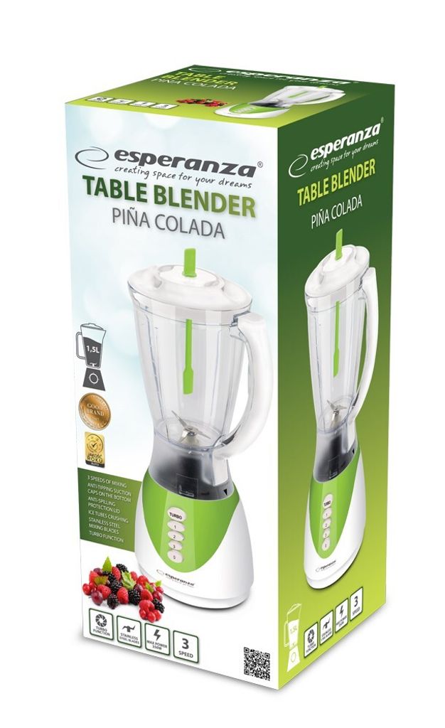 Esperanza EKM023G Mixer 350W 1,5L Grün Obrázok produktu 
