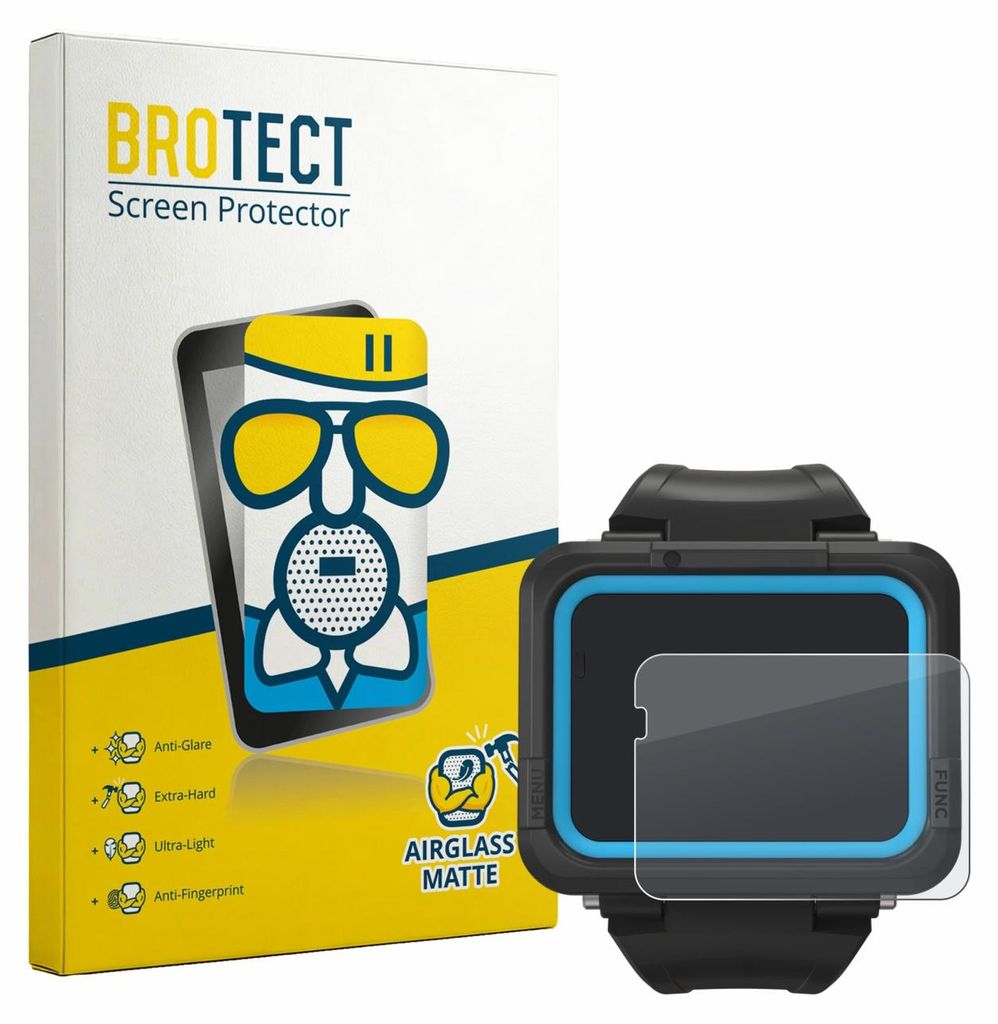 BROTECT Entspiegelungs Schutzglas für Shearwater PEREGRINE dive computer Schutzfolie Panzer Folie Glas Display Schutz matt