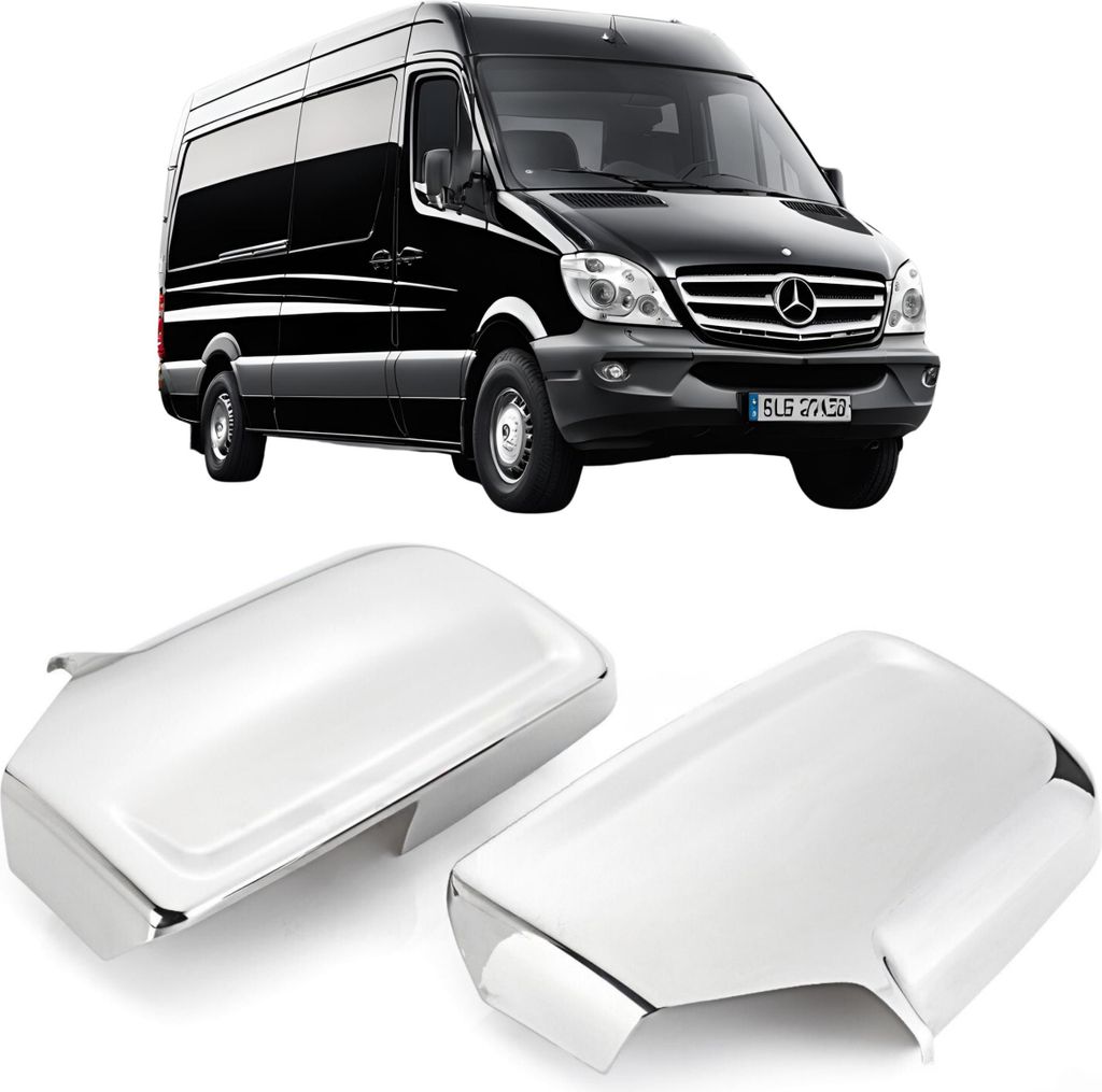 Spiegelkappen ABS Chrom Mercedes Sprinter W906 06-18