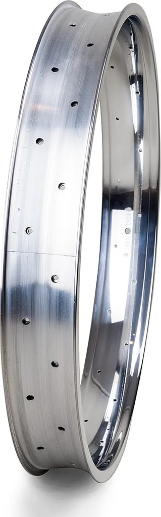 Jante de vélo 26 pouces large 82 mm en aluminium finition poli miroir