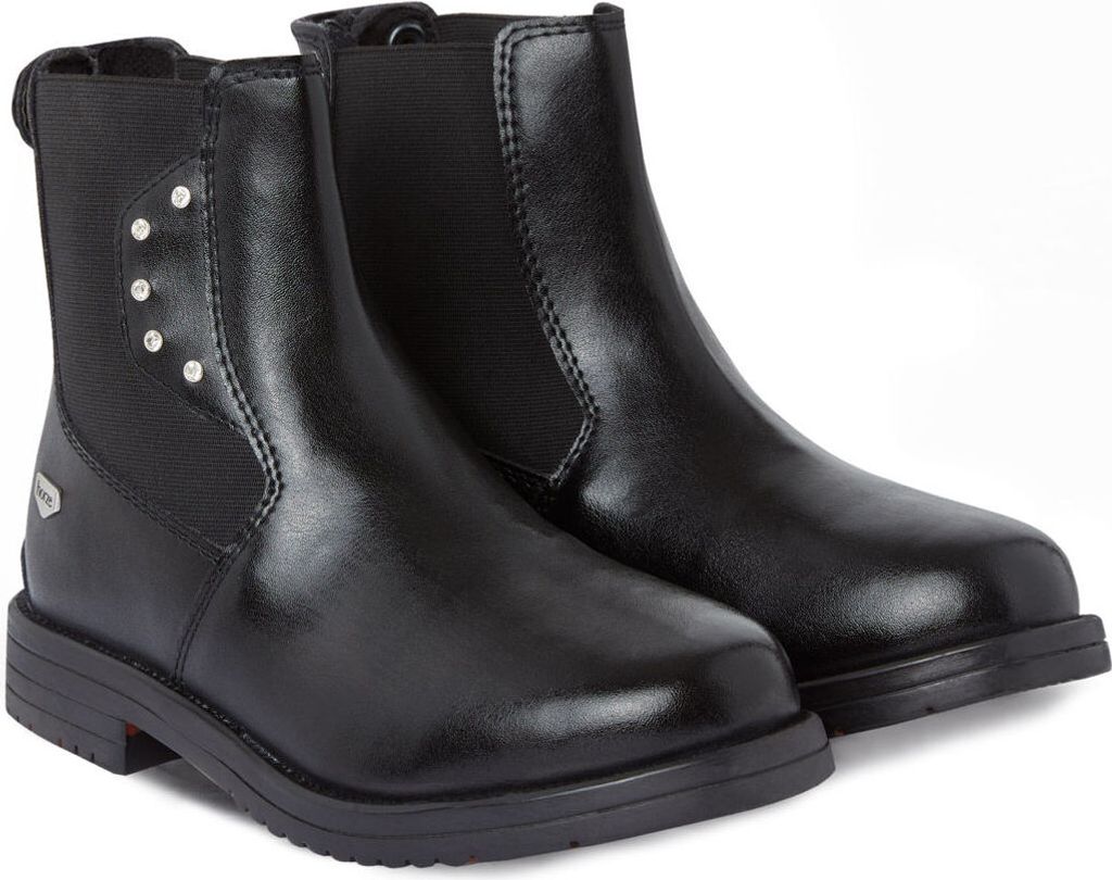 Horze Portland Kinder Reitstiefeletten mit Kristallen, Schwarz, 38