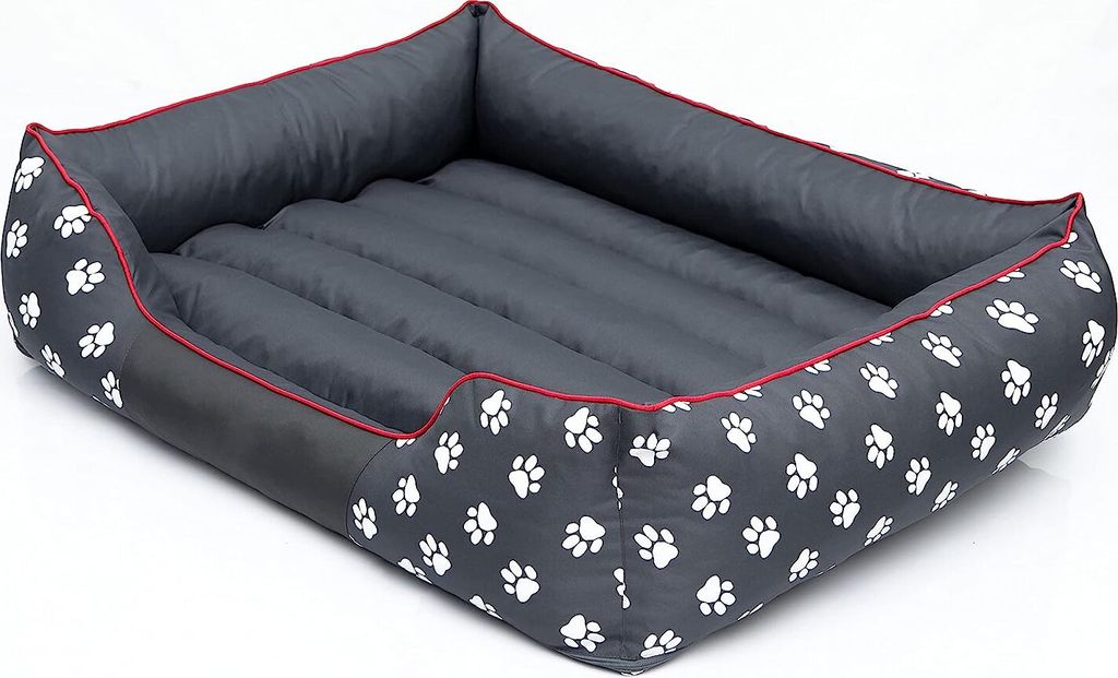 Hundebett "Prestige" – waschbar, wasserdicht, mit Reißverschluss – 85x65 cm | Hundesofa Hundekissen Hundecouch Tierbett | PillowPrim