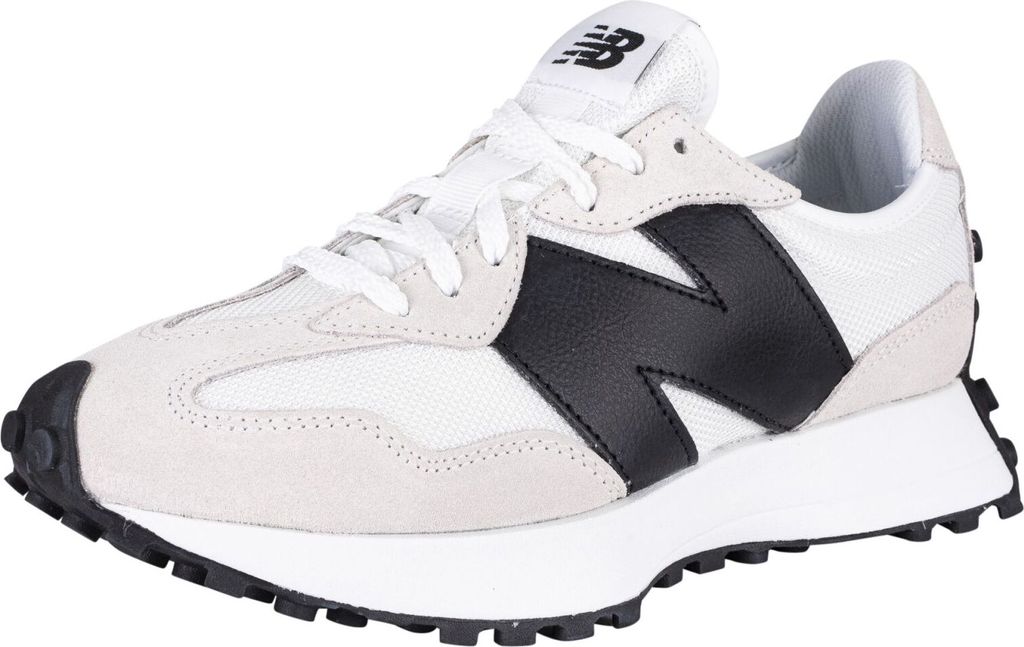 New Balance 327 Wildleder-Sneaker, Weiß 37.5 EU