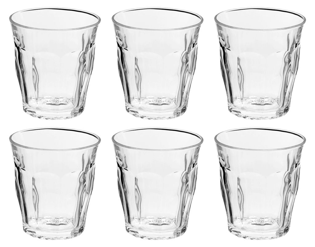 Duralex Trinkglaser Picardie - 6x - transparent - Glas - 200 ml