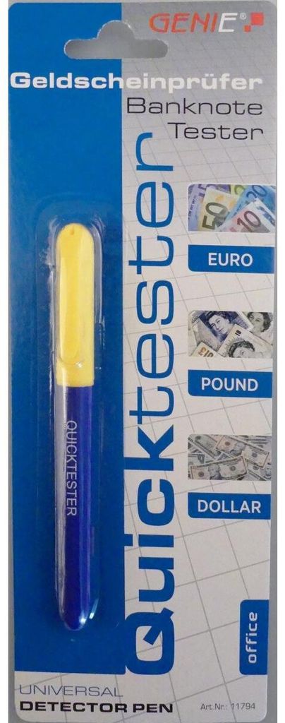 Genie 11794, Multi-Währung, Tinte, Blau, Gelb, Akku, 141 Produktbild 