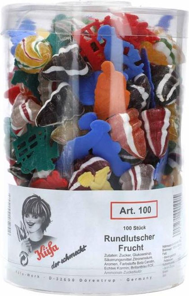 Küfa Rundlutscher Frucht Lutscher mit Fruchtgeschmack 100 Produktbild 