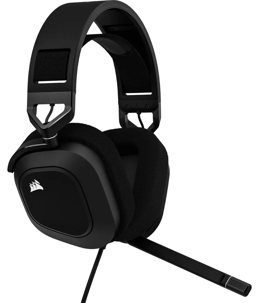 Corsair HS80 RGB USB Carbon CA-9011237-EU Casque Gaming Filaire Dolby Audio