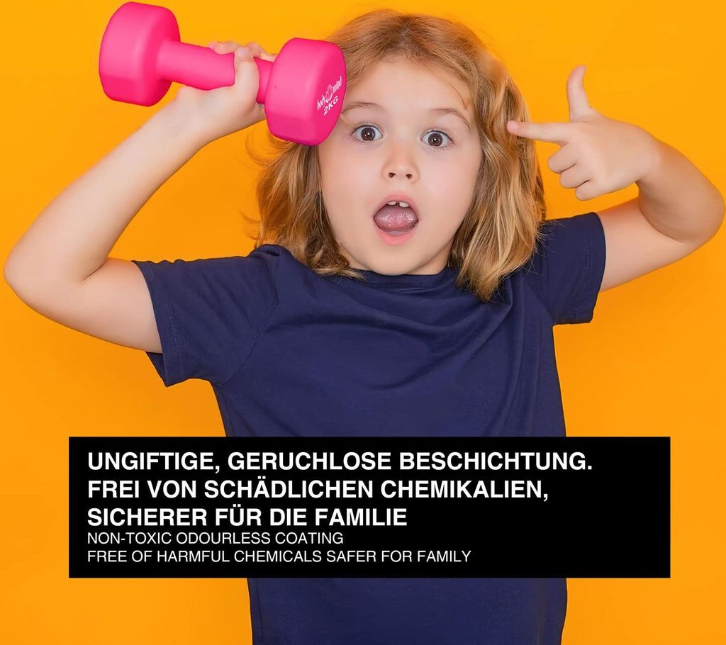 Body & Mind® Hanteln 2er Set Gymnastikhanteln Neopren Produktbild 13