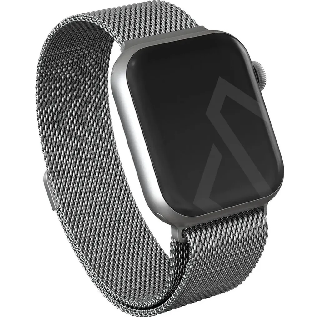 Bracelet Milanais Argent Apple Watch 3 42mm en maille métallique