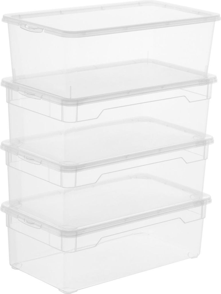 Rotho Aufbewahrungsbox CLEAR mit Deckel 5 L transparent Produktbild 