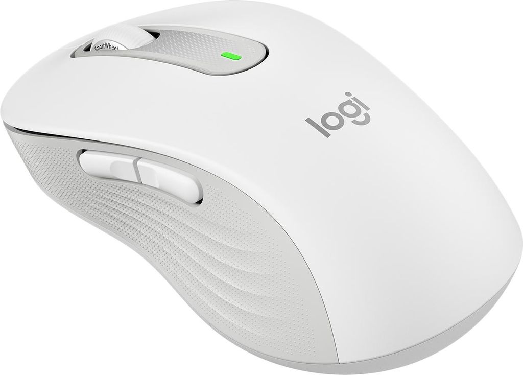 Logitech Signature M650 L Maus kabellos weiß Produktbild 