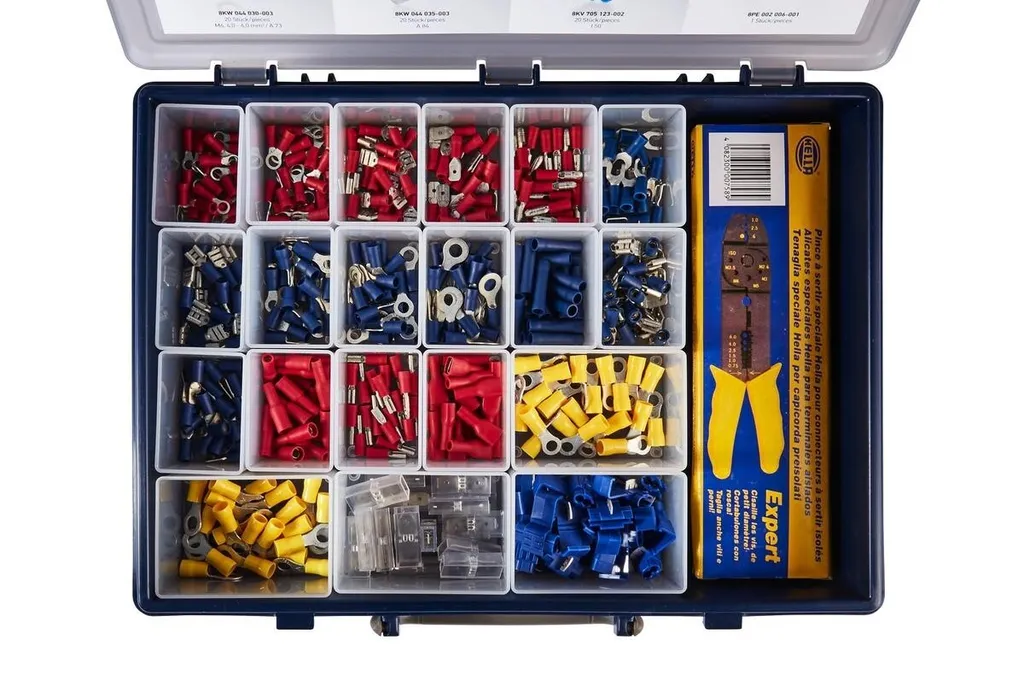 Assortiment HELLA de 401 connecteurs de câbles divers pour électricité - 7