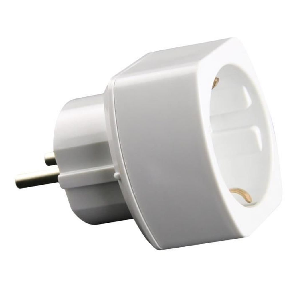 Reiseadapter Schuko (Typ F) auf Frankreich (Typ E) Produktbild 