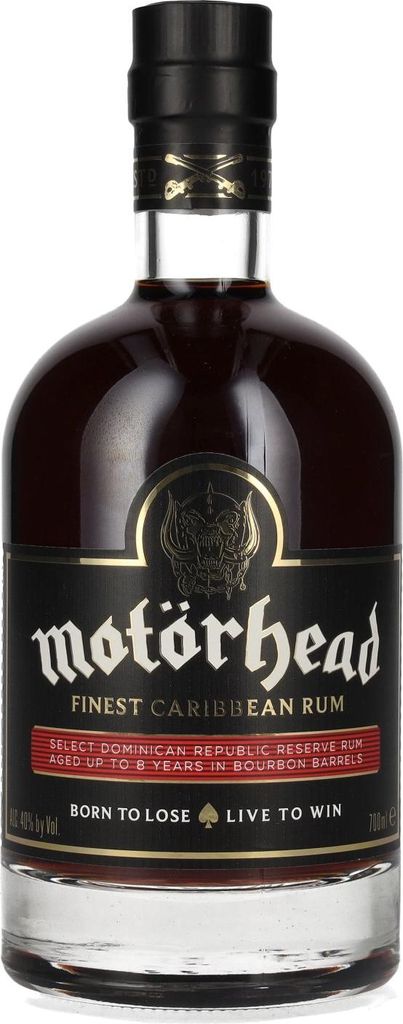 Motörhead Finest Caribbean Rum 40% Vol. 0,7l Produktbild 