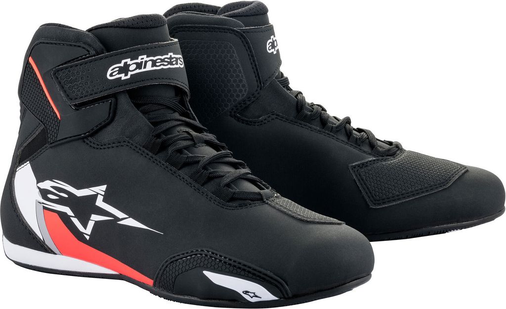 Alpinestars Schuhe Sektor Schwarz/Weiß/Rot