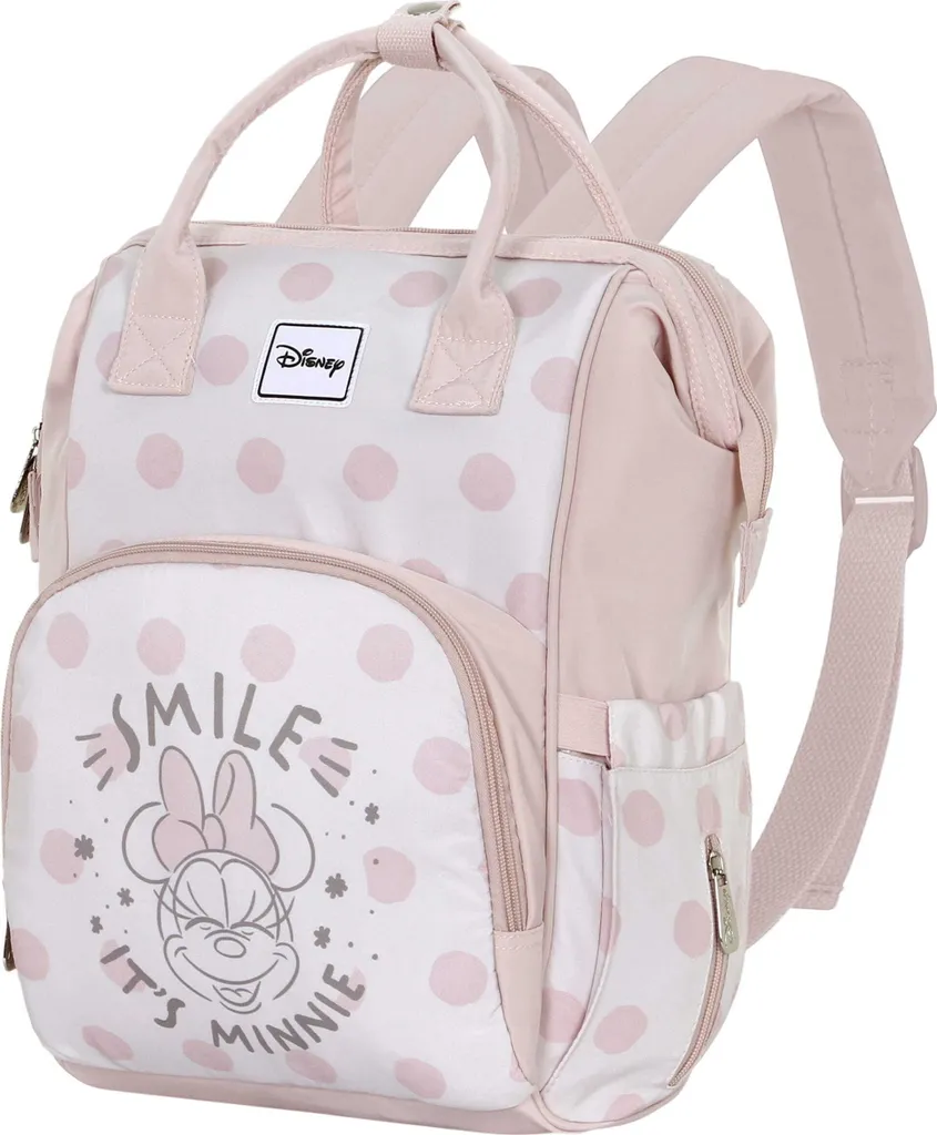 Sac à dos Disney Minnie Maternité 40cm rose pour maman et bébé