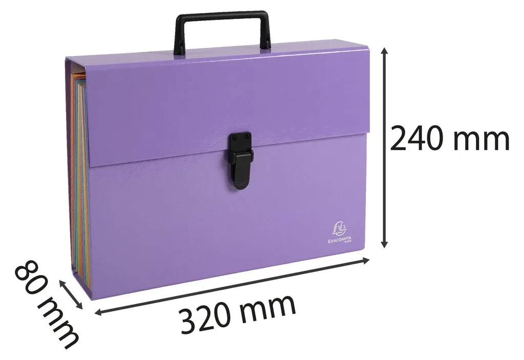 Protège-documents Aquarel Mauve 18 vues pour une organisation fluide - 3