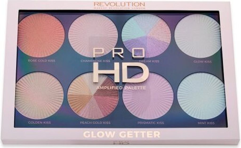 Makeup Revolution Pro HD Amplified Palette Lidschatten & Kontourpalette Glow Getter 24 g