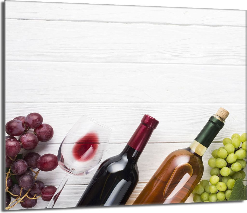Glas-Herdplattenschutz 60x52 Wein