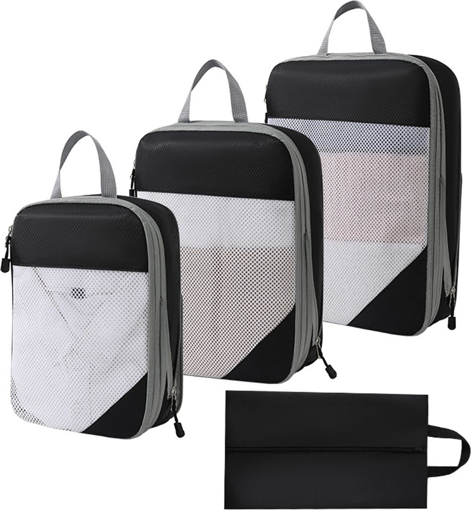 OKWISH 4 Stück Packing Cubes Kleidertaschen Koffer Produktbild 3